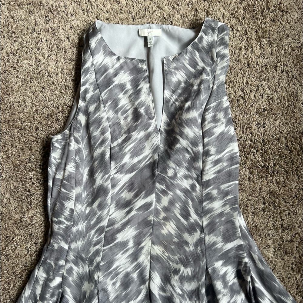 Joie Sleeveless Sheer Mini Dress XS